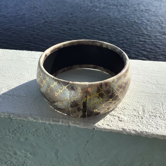 Wild Exotic Python Leather Bangles Bracelets Bundle (3 Bracelets) - Picture 11 of 13